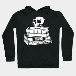 Skulls on books - Dark Academia Hoodie